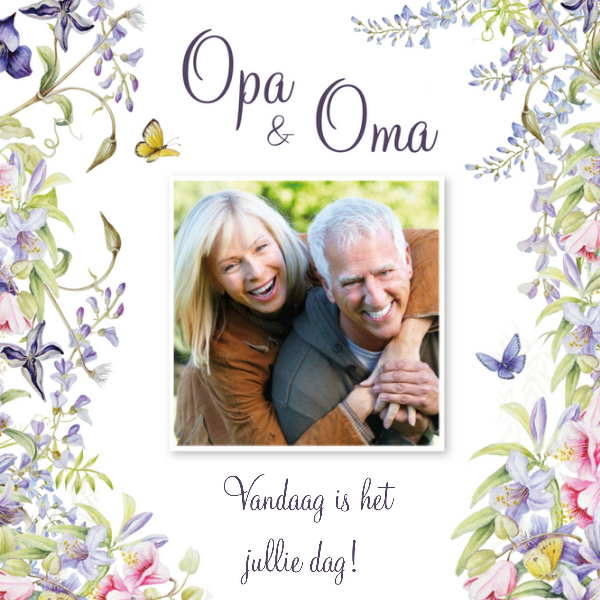 Janneke Brinkman - Opa en oma dag - fotokaart