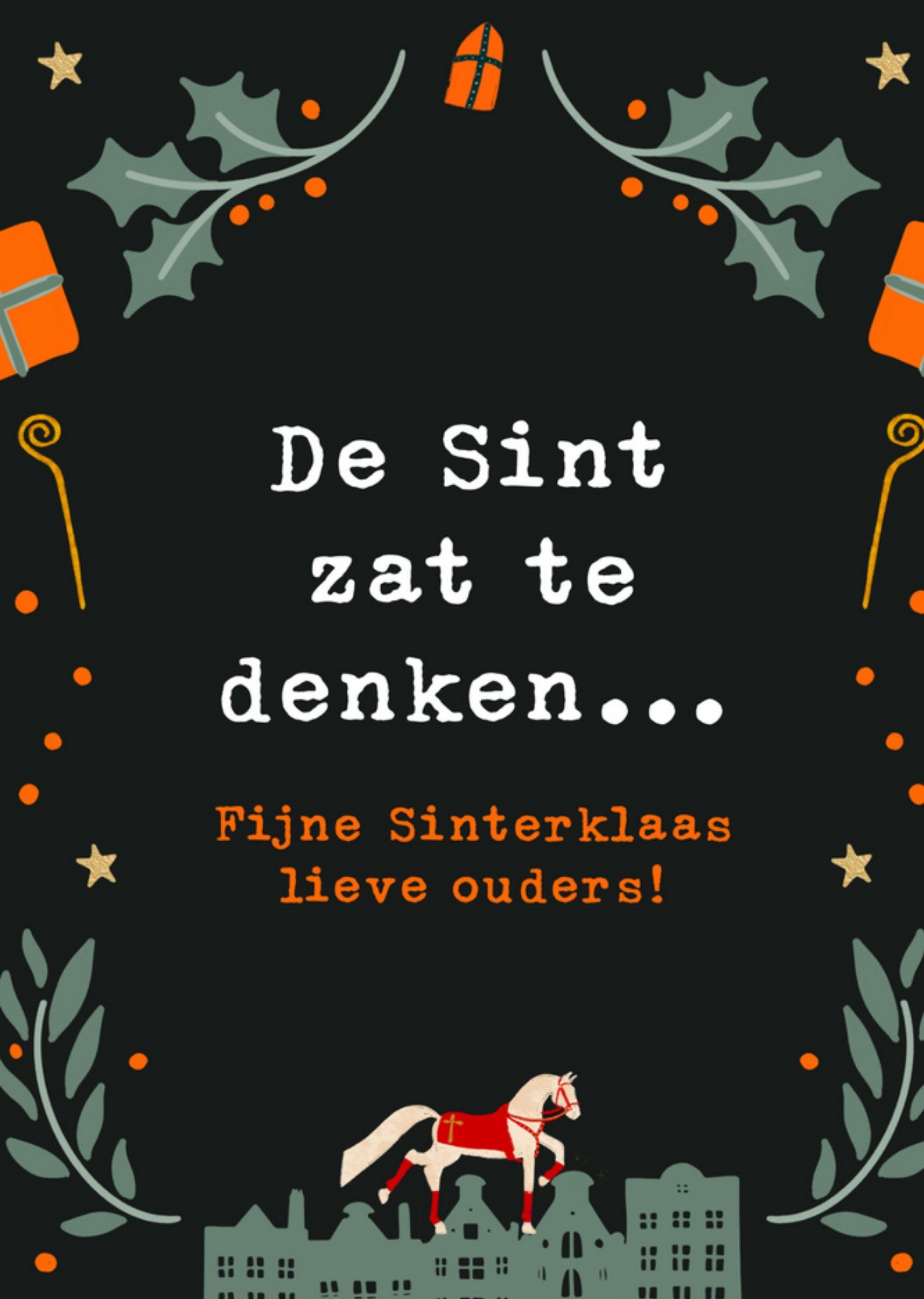 Sinterklaaskaart - ouders
