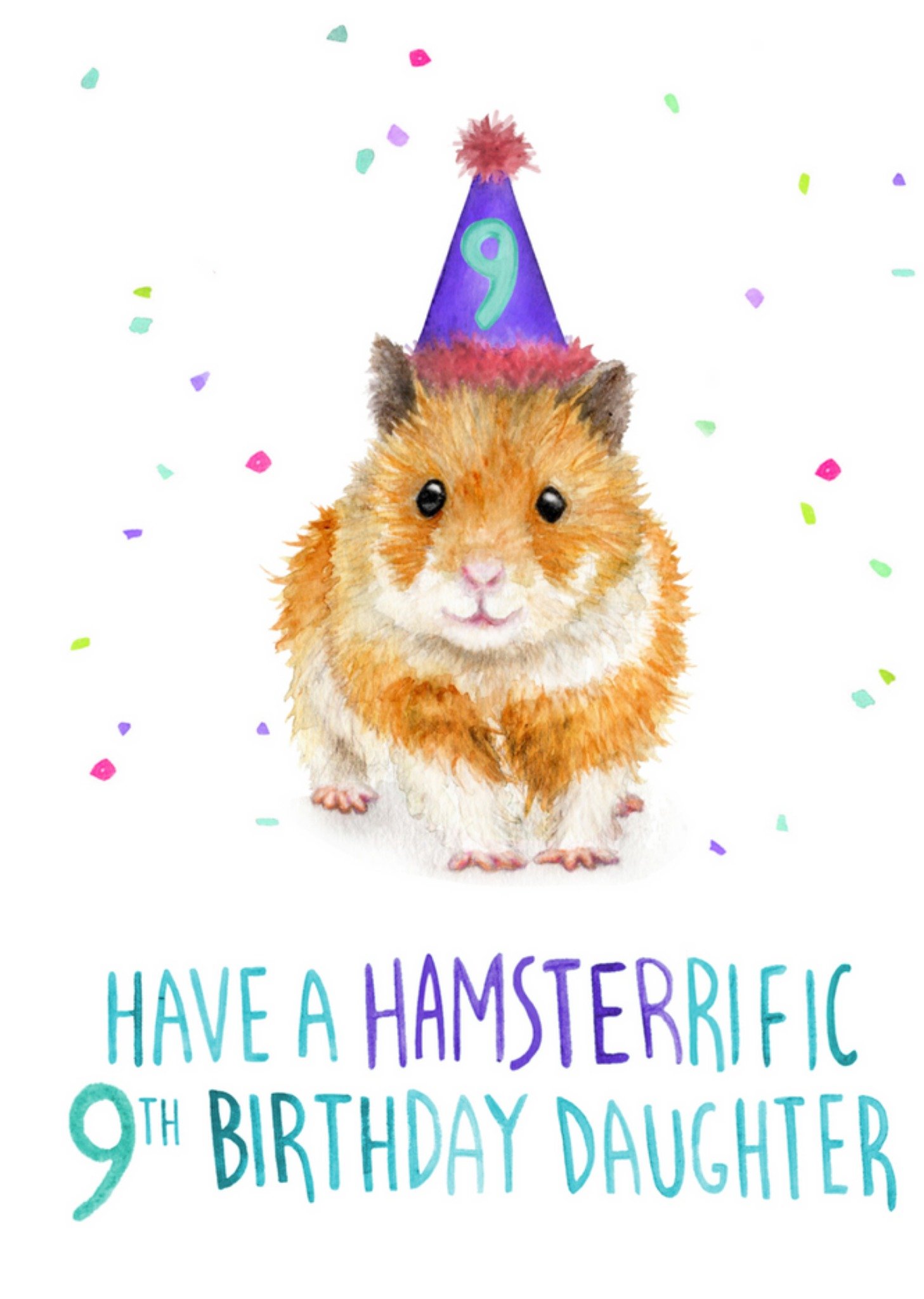 Citrus Bunn - Verjaardagskaart - hamsterrific