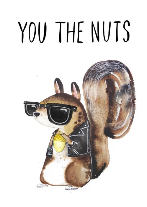 Jolly Awesome | Verjaardagskaart | you the nuts