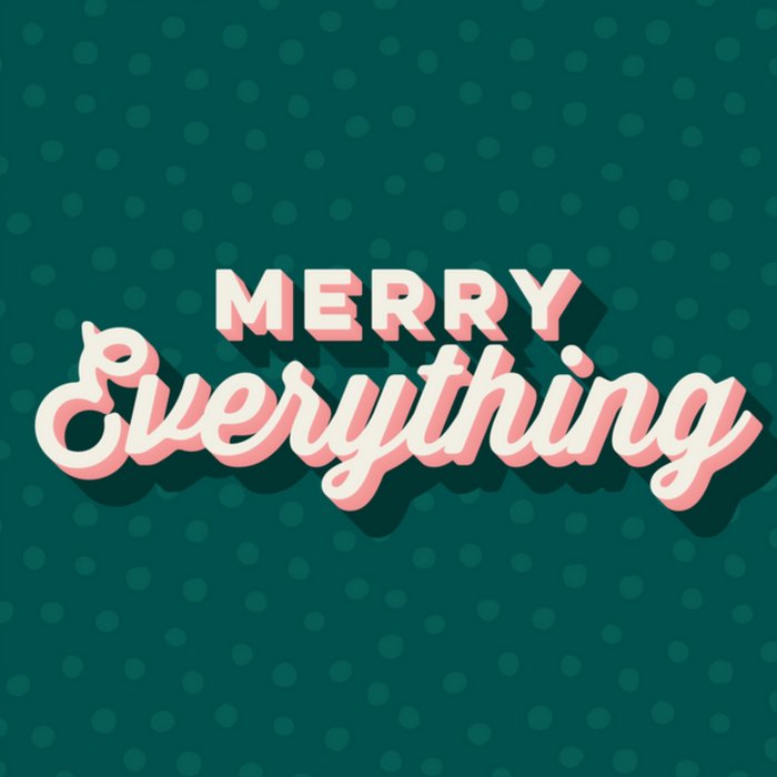 Greetz | Kerstkaart | merry everything
