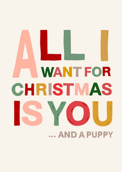 Greetz | Kerstkaart | All i want for Christmas