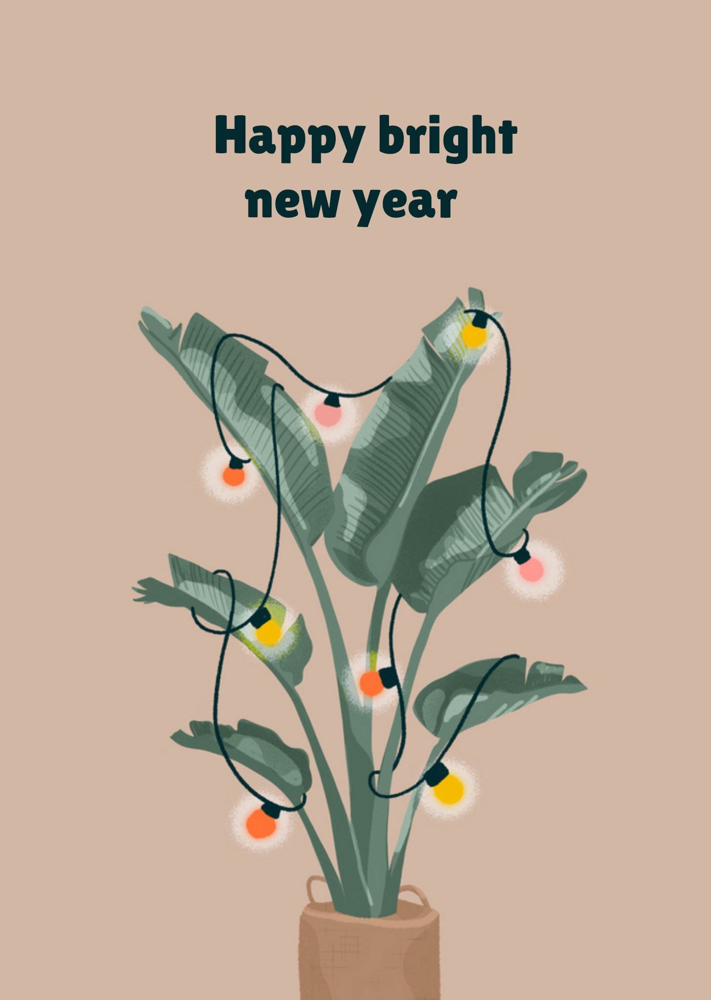 Greetz - Nieuwjaarskaart - Happy bright new year