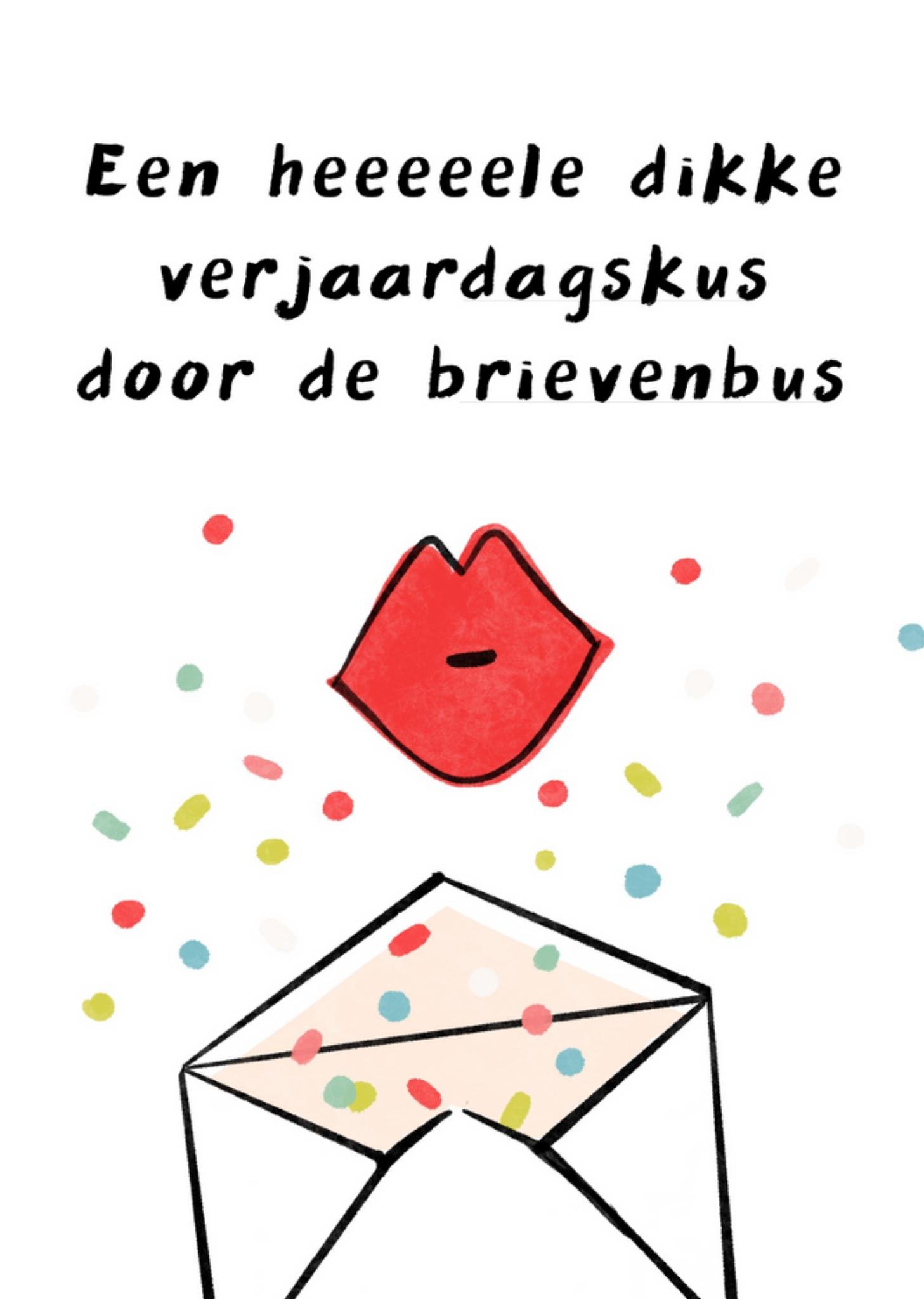Verjaardagskaart - Greetz - Vrolijk - Neutraal