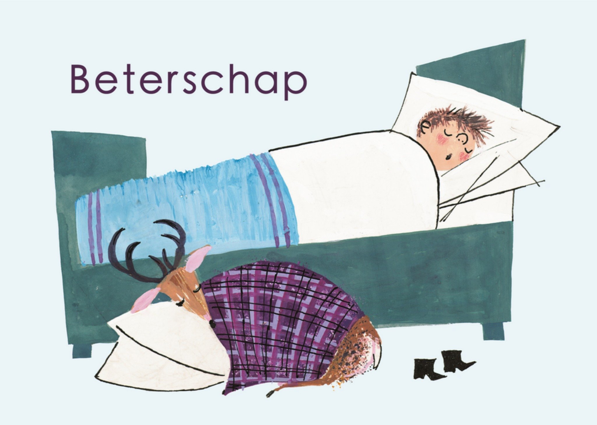Fiep Westendorp - Beterschapskaart - Slapen