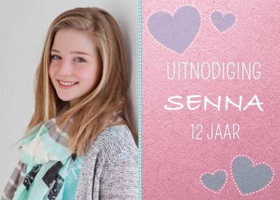 Hartjes met eigen foto, naam en leeftijd