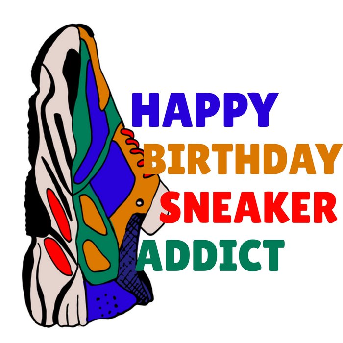 Greetz | Verjaardagskaart | sneakers 