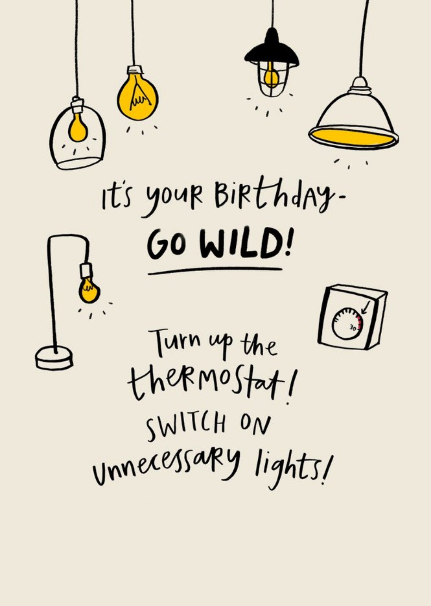 UK Greetings - Verjaardagskaart - energie