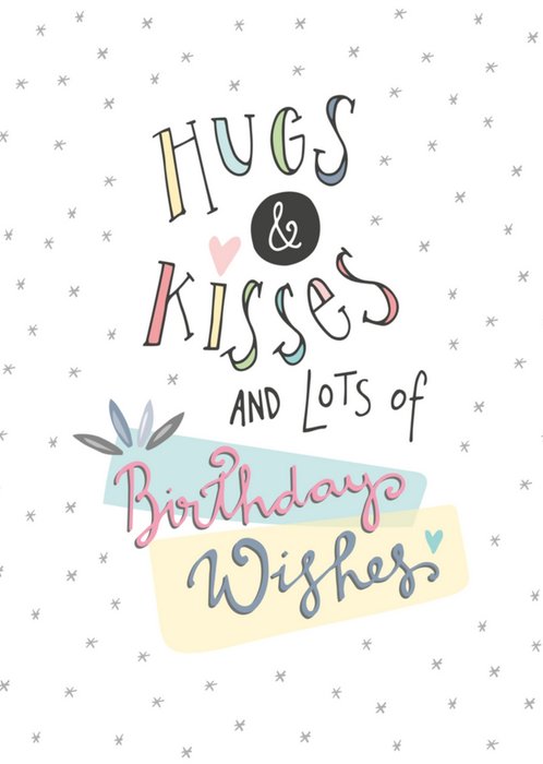 Funny Side Up | Verjaardagskaart | Hugs & kisses