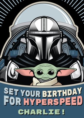 Star Wars | Verjaardagskaart | Yoda | Met naam