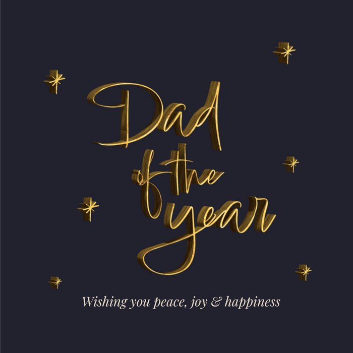 Greetz | Nieuwjaarskaart | Dad of the year