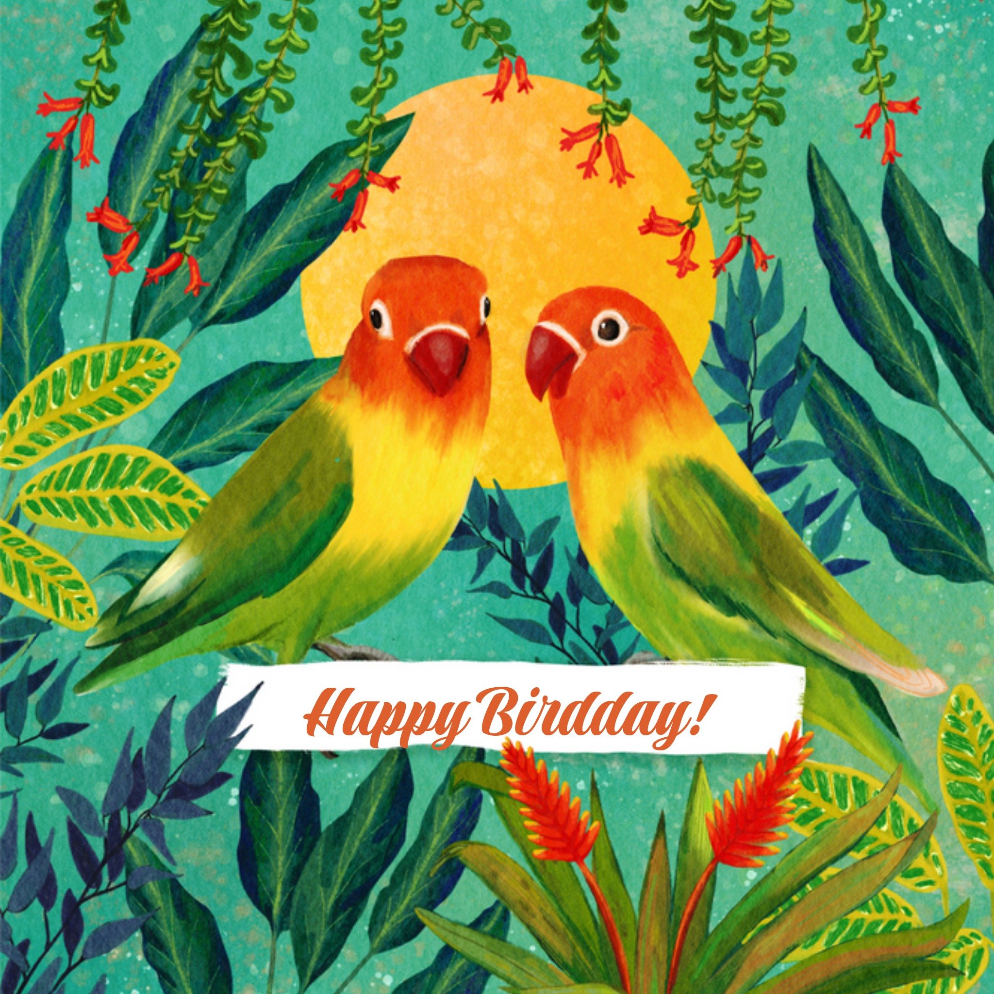 Petit Konijn - Verjaardagskaart - vogels 33