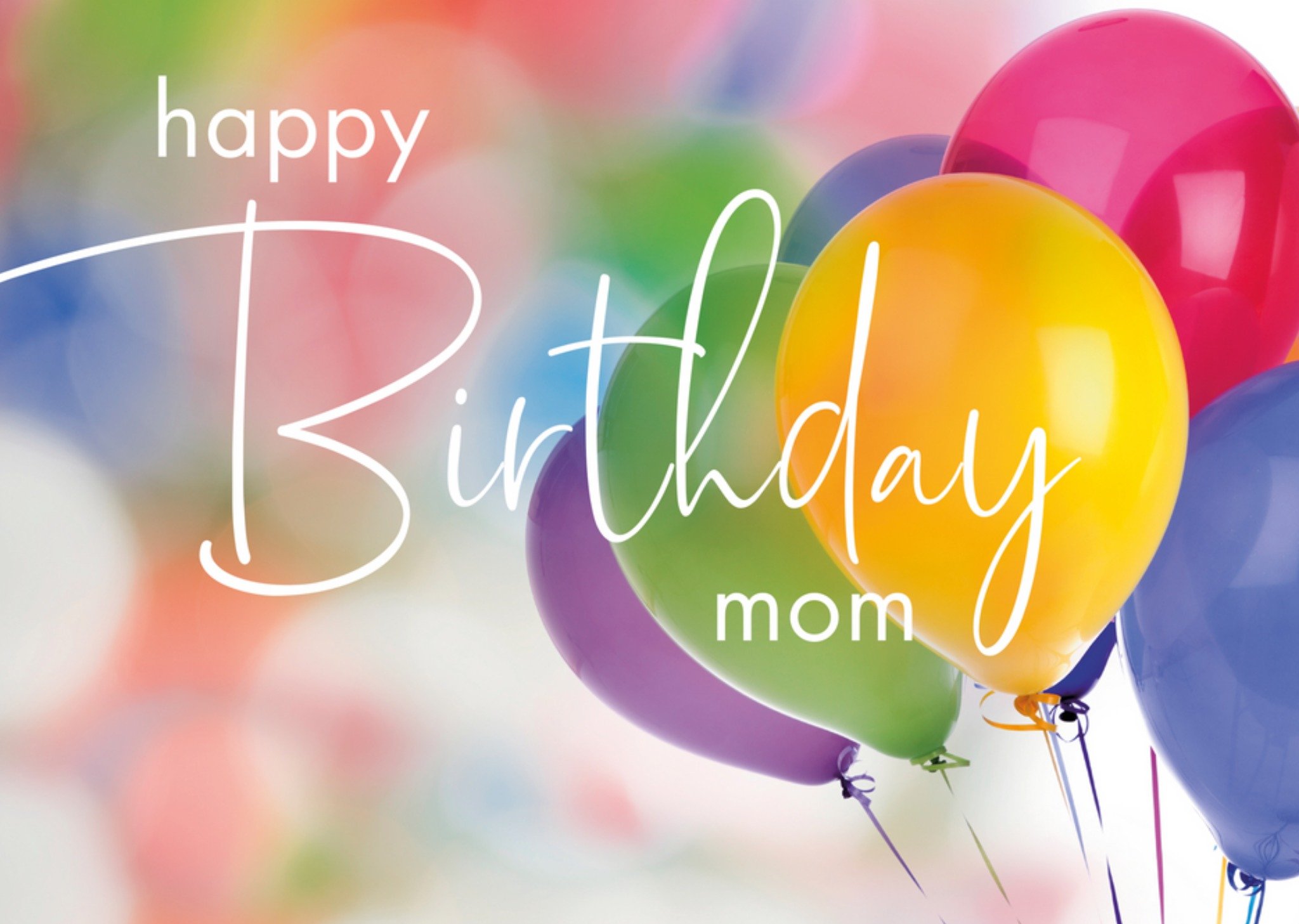 Paperclip - Verjaardagskaart - Happy birthday mom