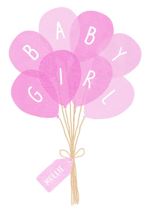 Greetz | Geboortekaart | babygirl | met naam