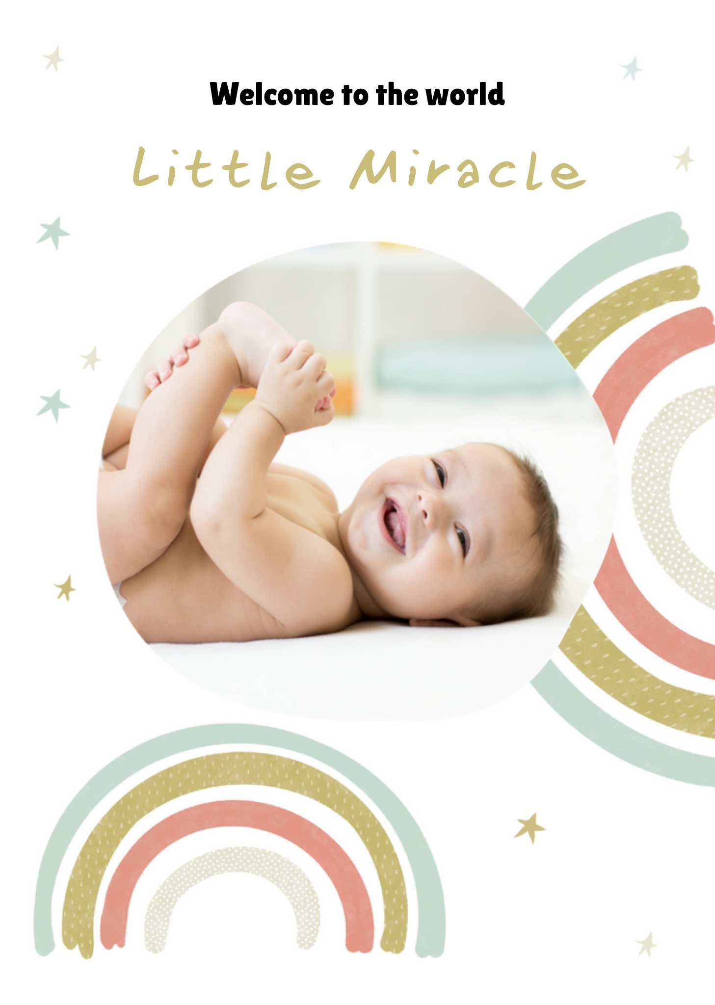 Geboorte kaart - Little Miracle