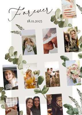 Greetz | Huwelijkskaart | Eucalyptus | Met fotos