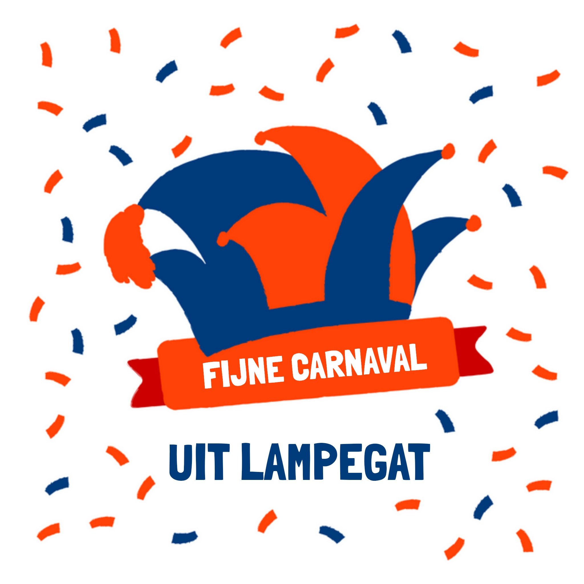 Carnaval kaart - Lampegat