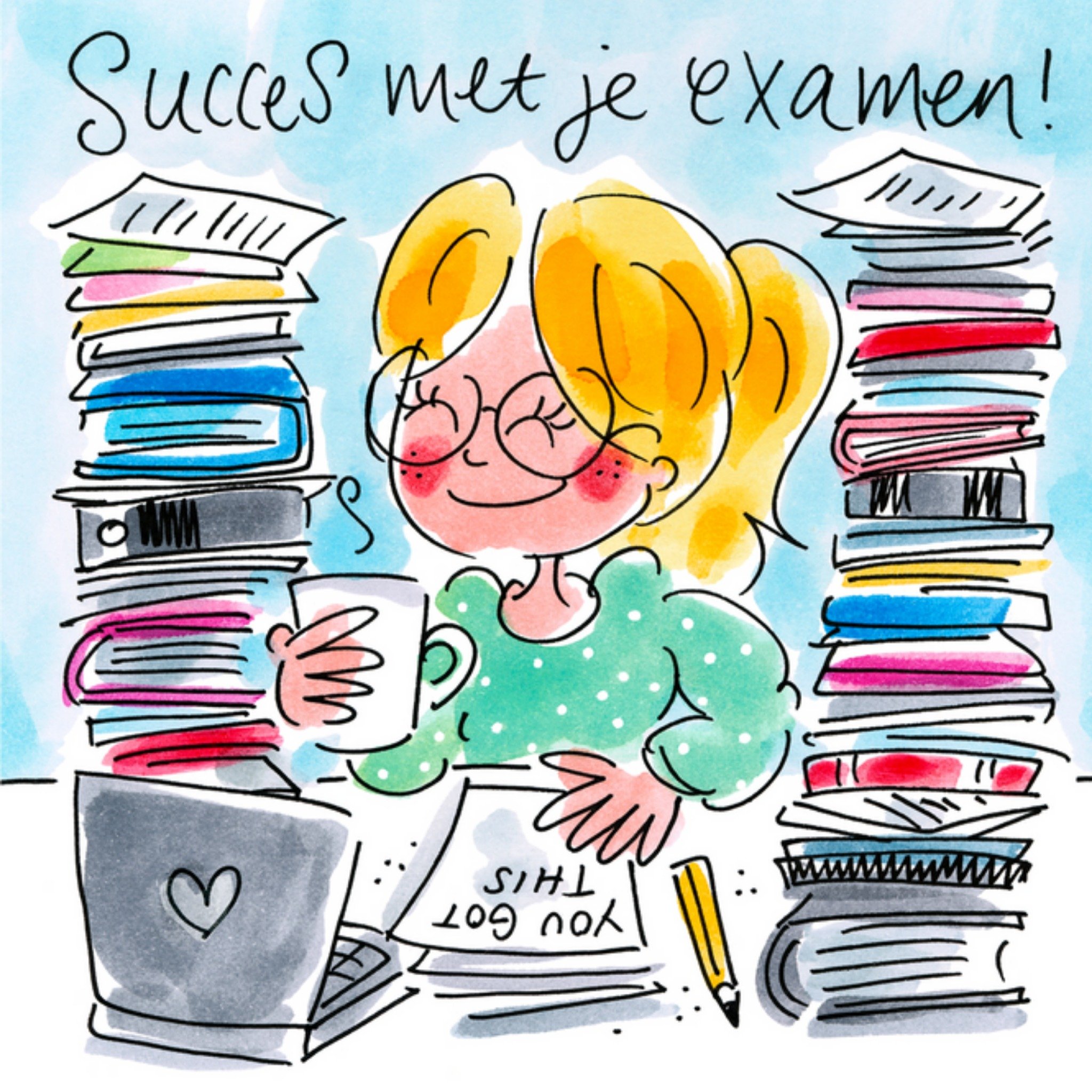 Blond Amsterdam - Succeskaart - Examen 05
