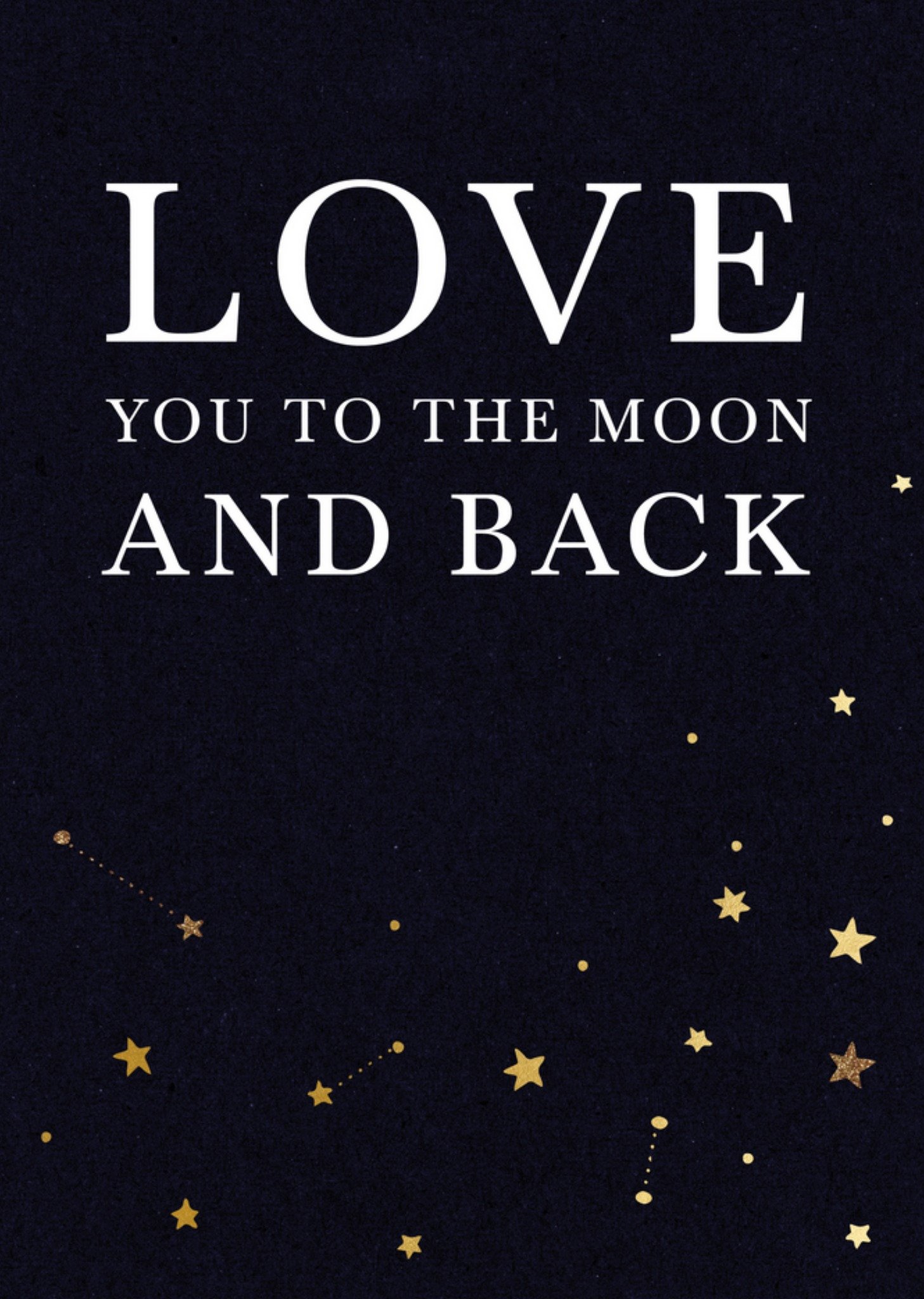 Valentijnskaart - To the moon and back