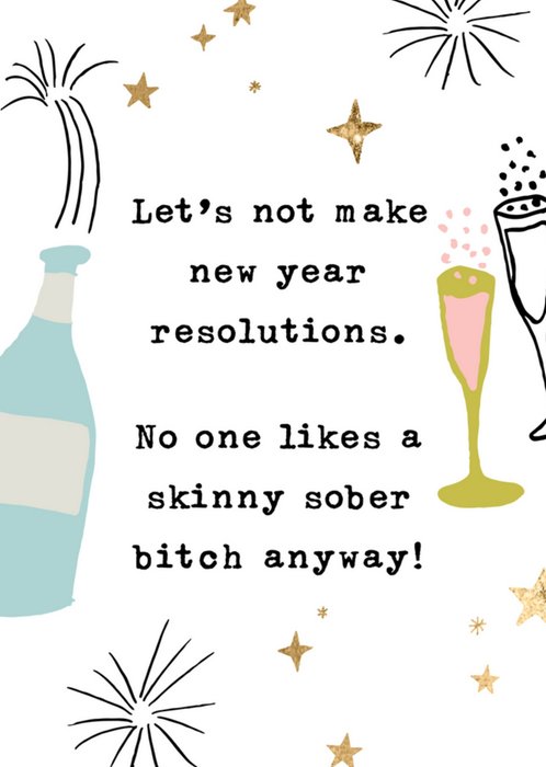 Greetz | Nieuwjaarskaart | grappig | champagne