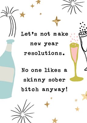 Greetz | Nieuwjaarskaart | grappig | champagne