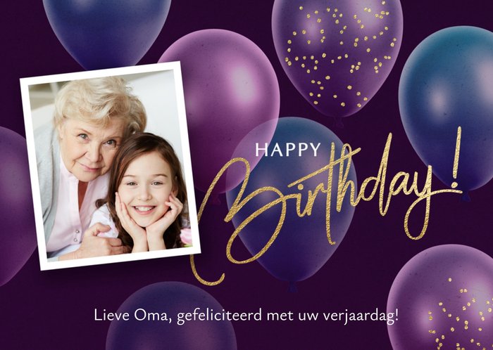 Luckz | Verjaardagskaart | Oma