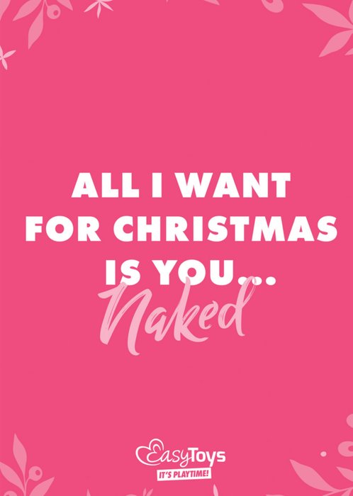 EasyToys | Kerstkaart | All I want for Christmas...