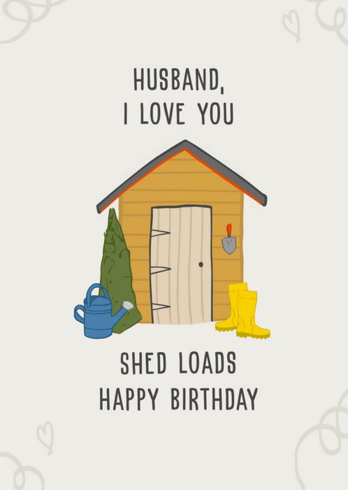 Greetz | Verjaardagskaart | I love you shed loads