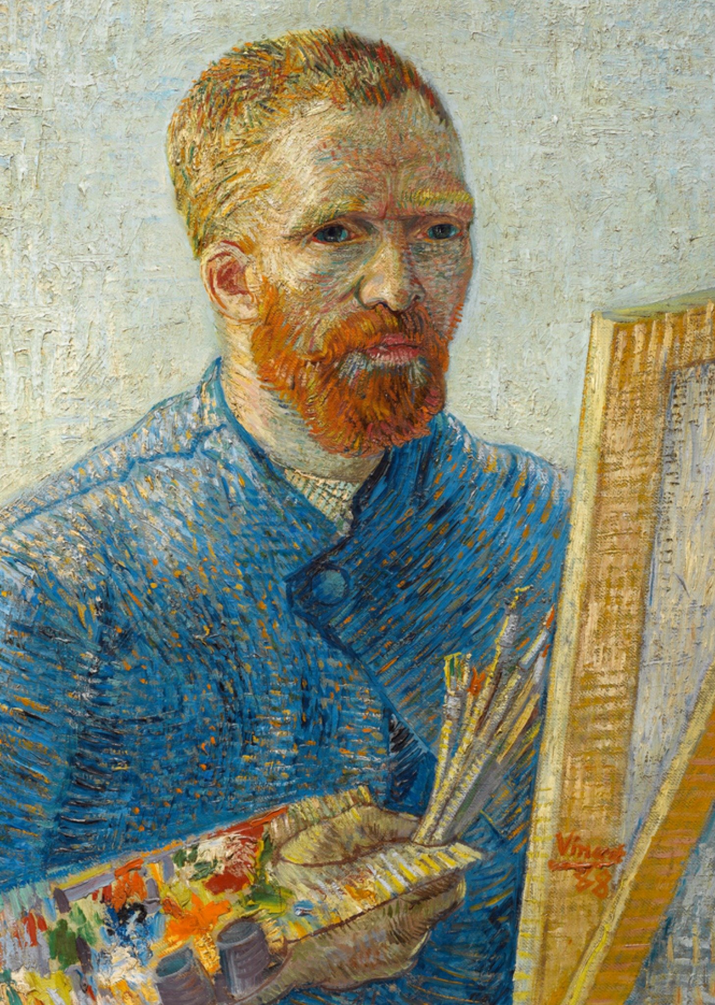 Kunstkaart Zelfportret - Vincent van Gogh