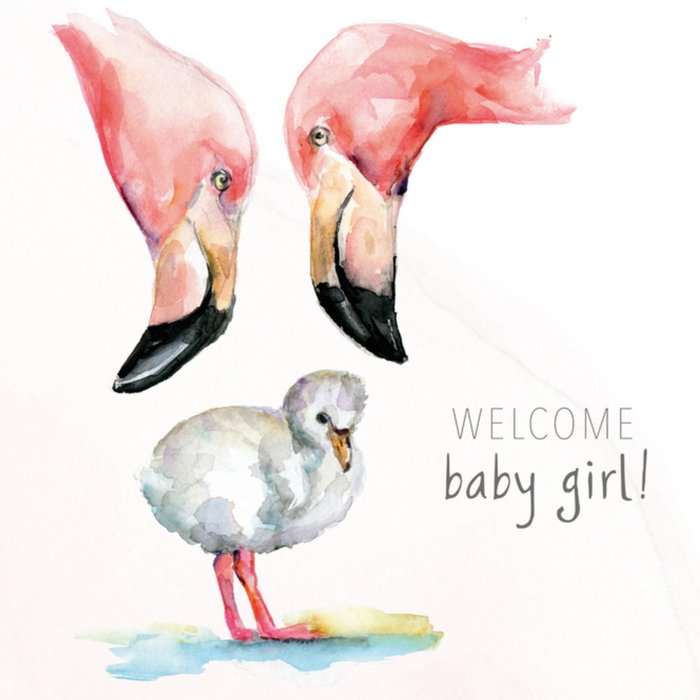 Michelle Dujardin | Geboortekaart | Flamingo