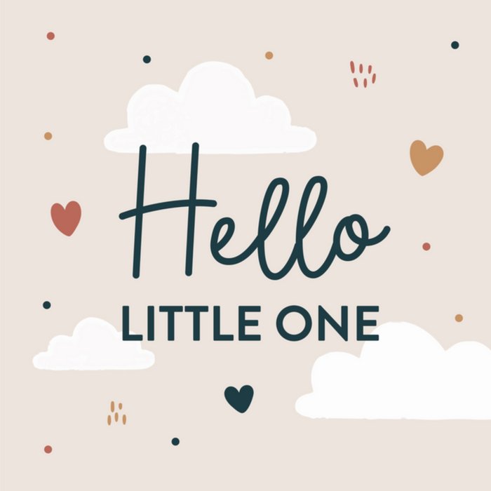 Papercute | Geboortekaart | hello little one