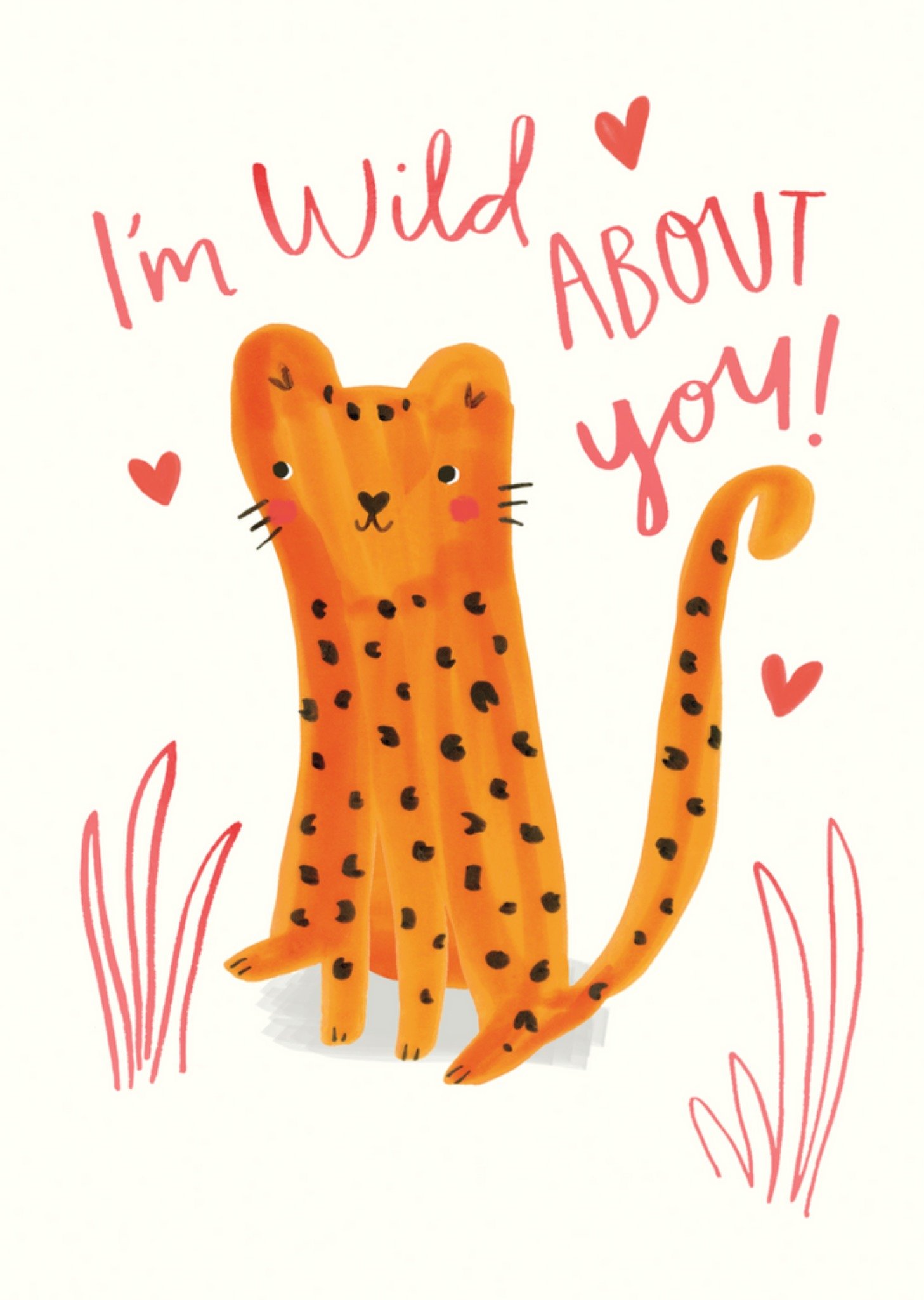 UK Greetings - Valentijnskaart - wild about you