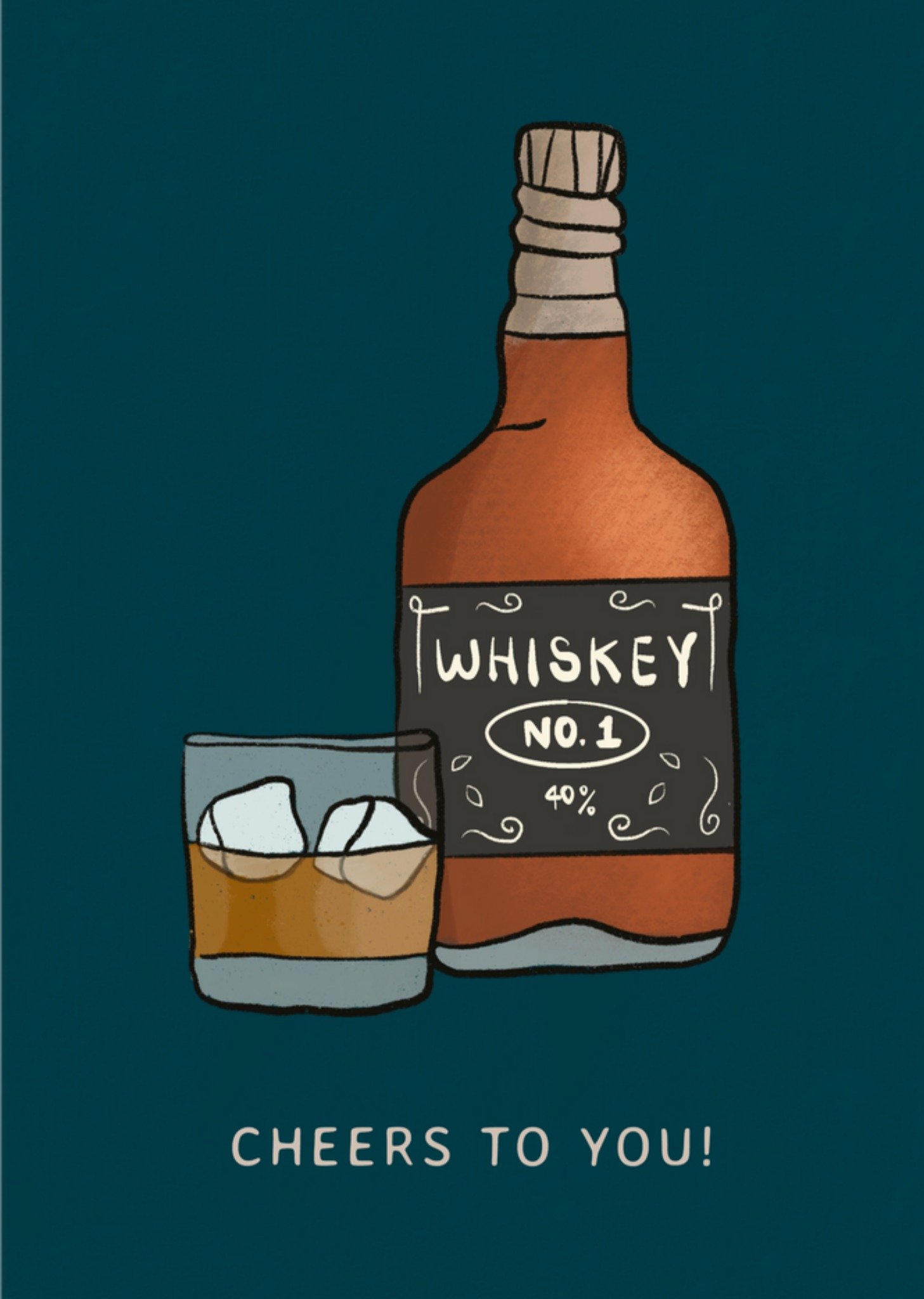 Verjaardagskaart - The Good Gets Better - Whiskey