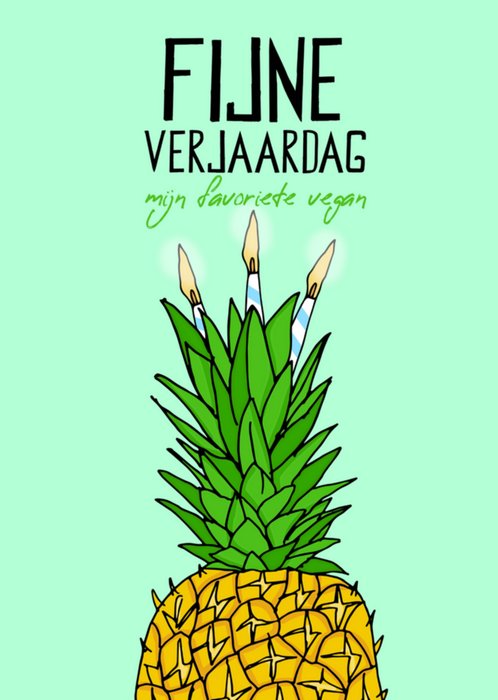 Pearl Ivy | Verjaardagskaart | ananas