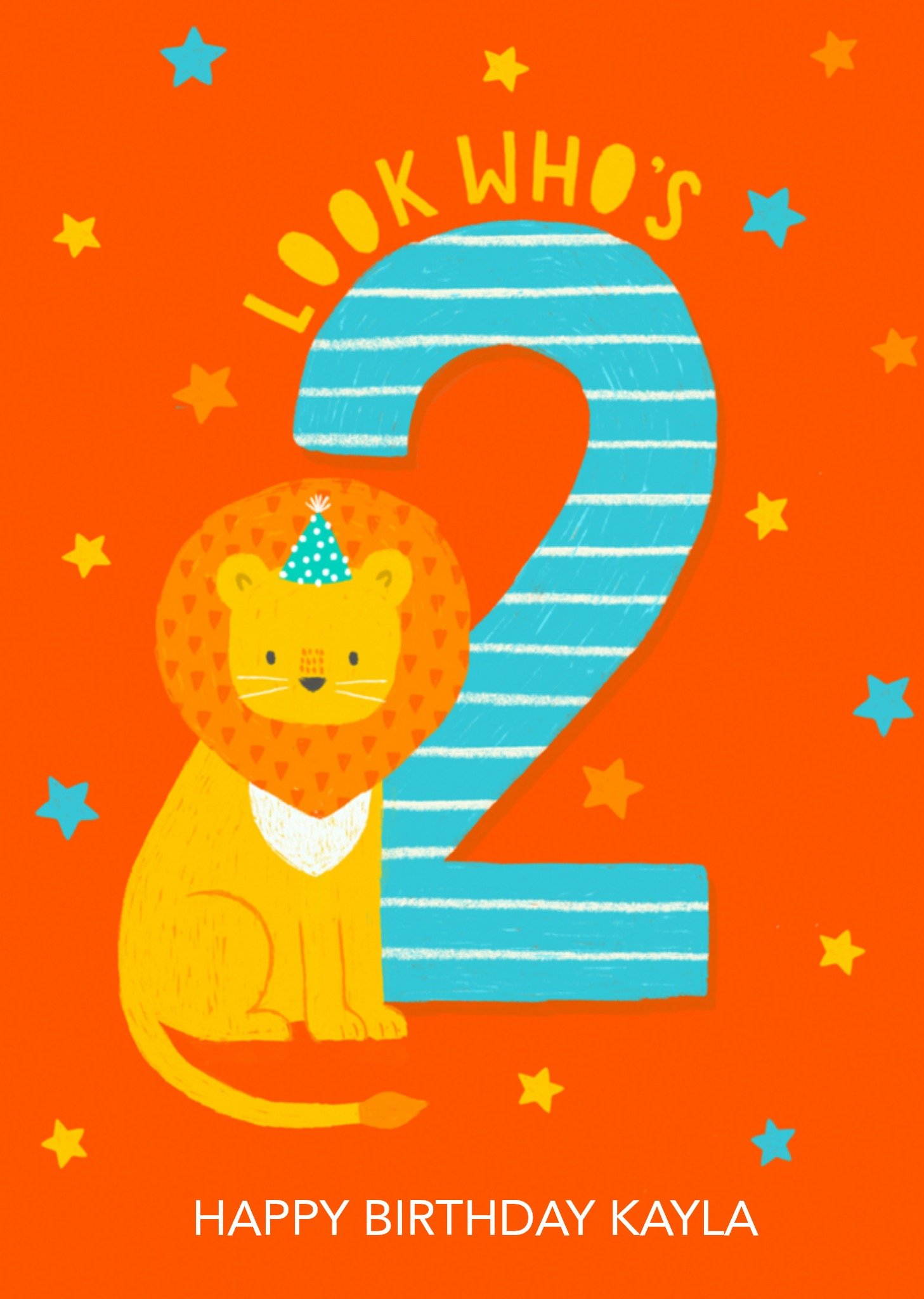 Verjaardag - Leeuw - Oranje