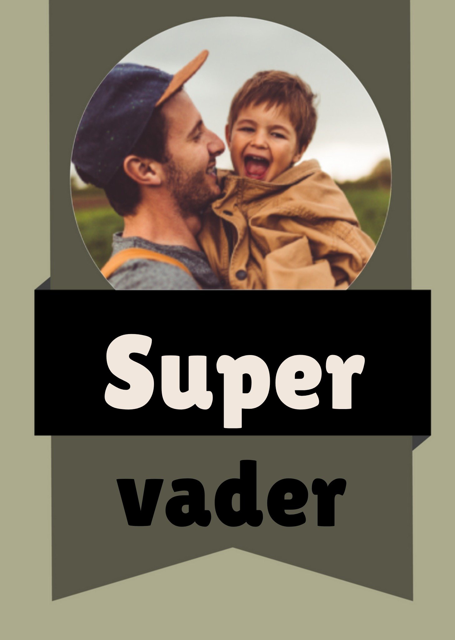 Vaderdagkaart - foto - super vader