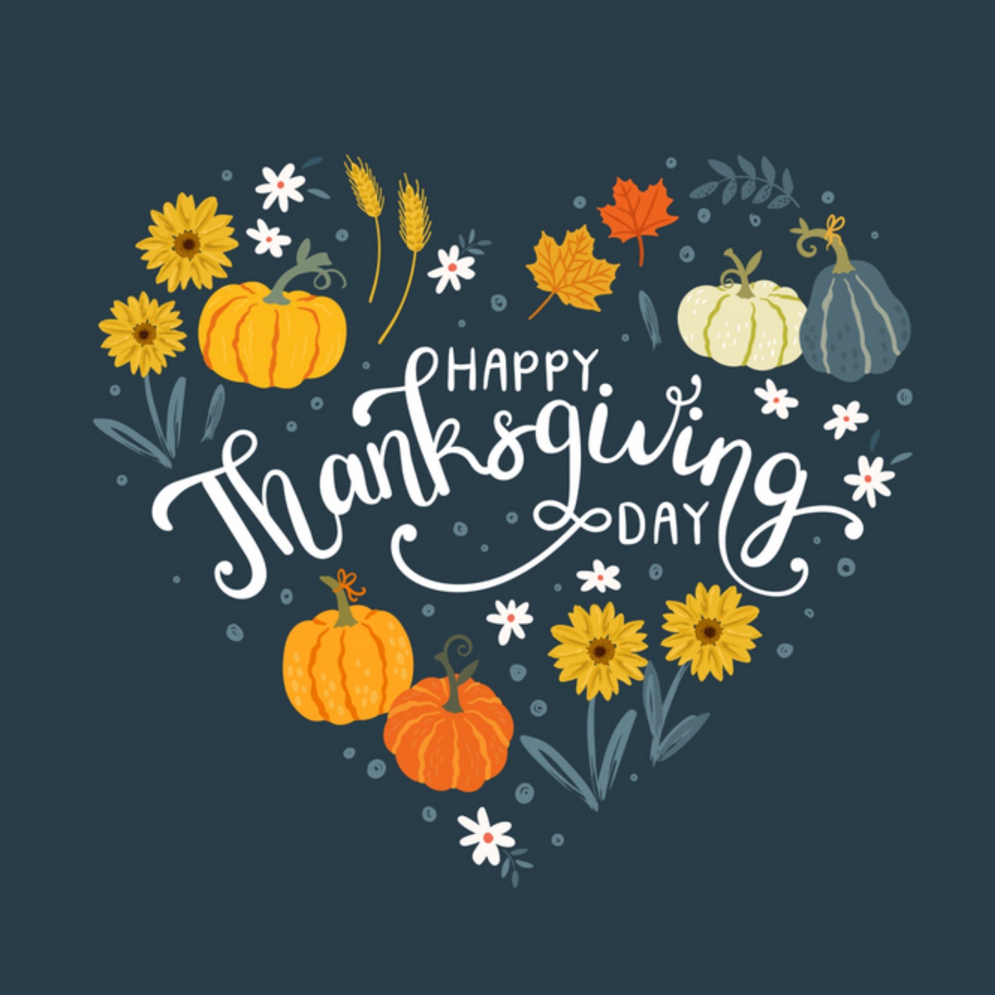 Paperclip - Thanksgiving kaart - Bloemen