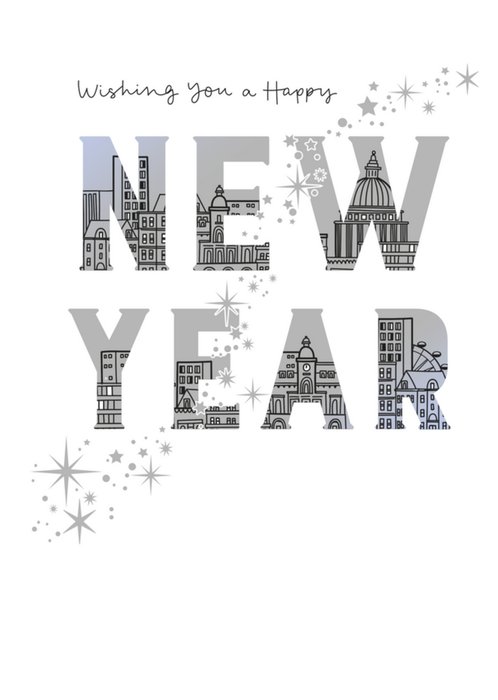 UK Greetings | Nieuwjaarskaart | Skyline