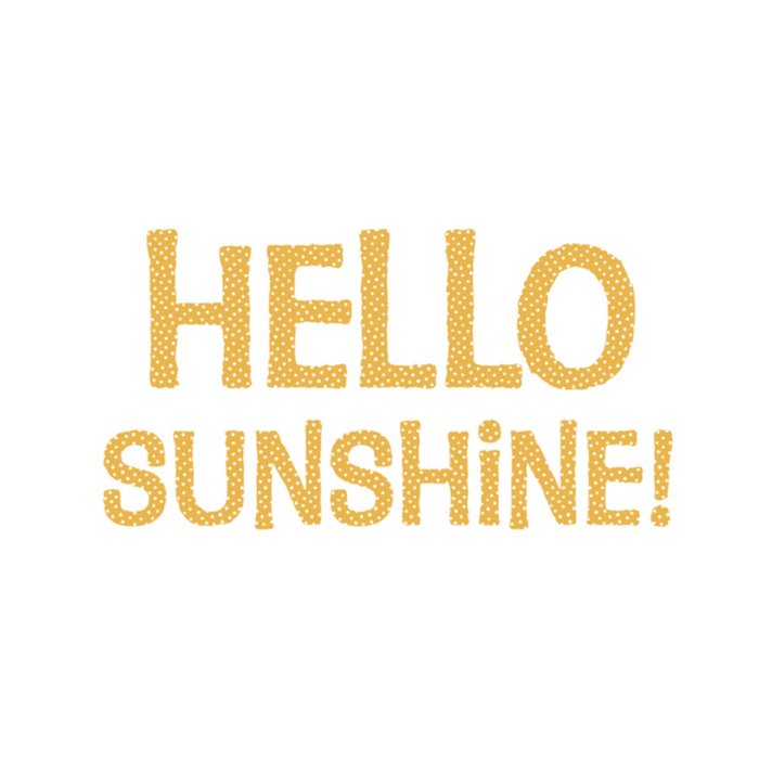 Greetz | Vriendschapskaart | hello sunshine!