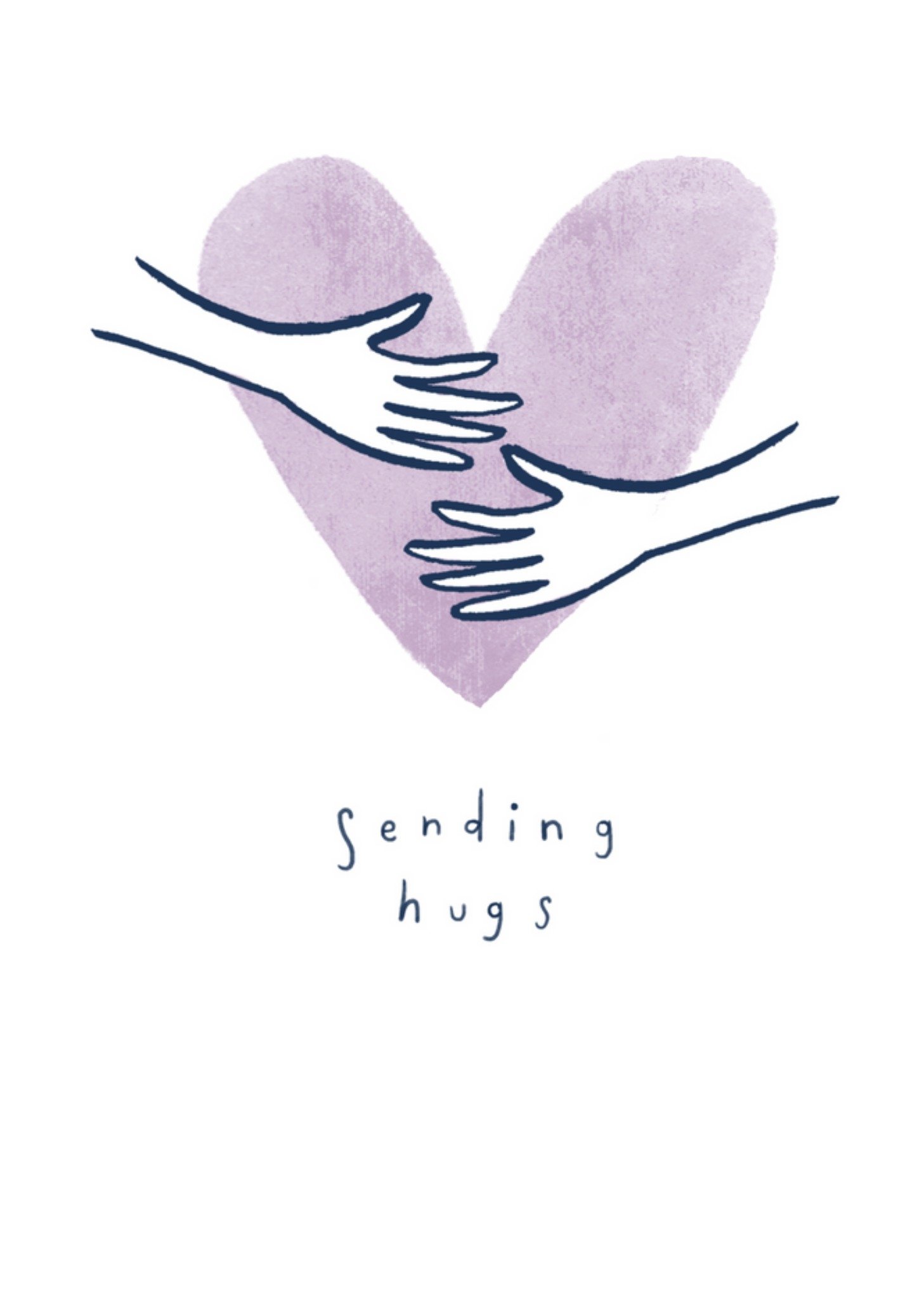 UK greetings - Sterkte kaart - sending hugs