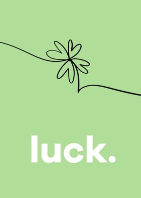 Greetz | Succeskaart | luck | klavertje vier
