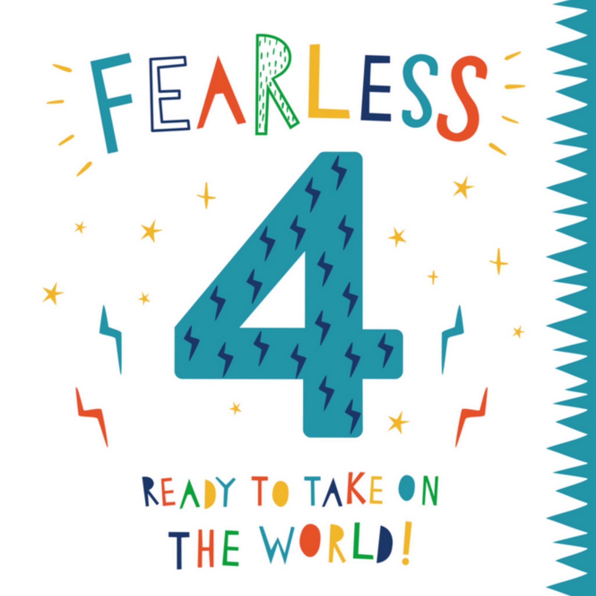 Dotty Black - Verjaardagskaart - fearless 4