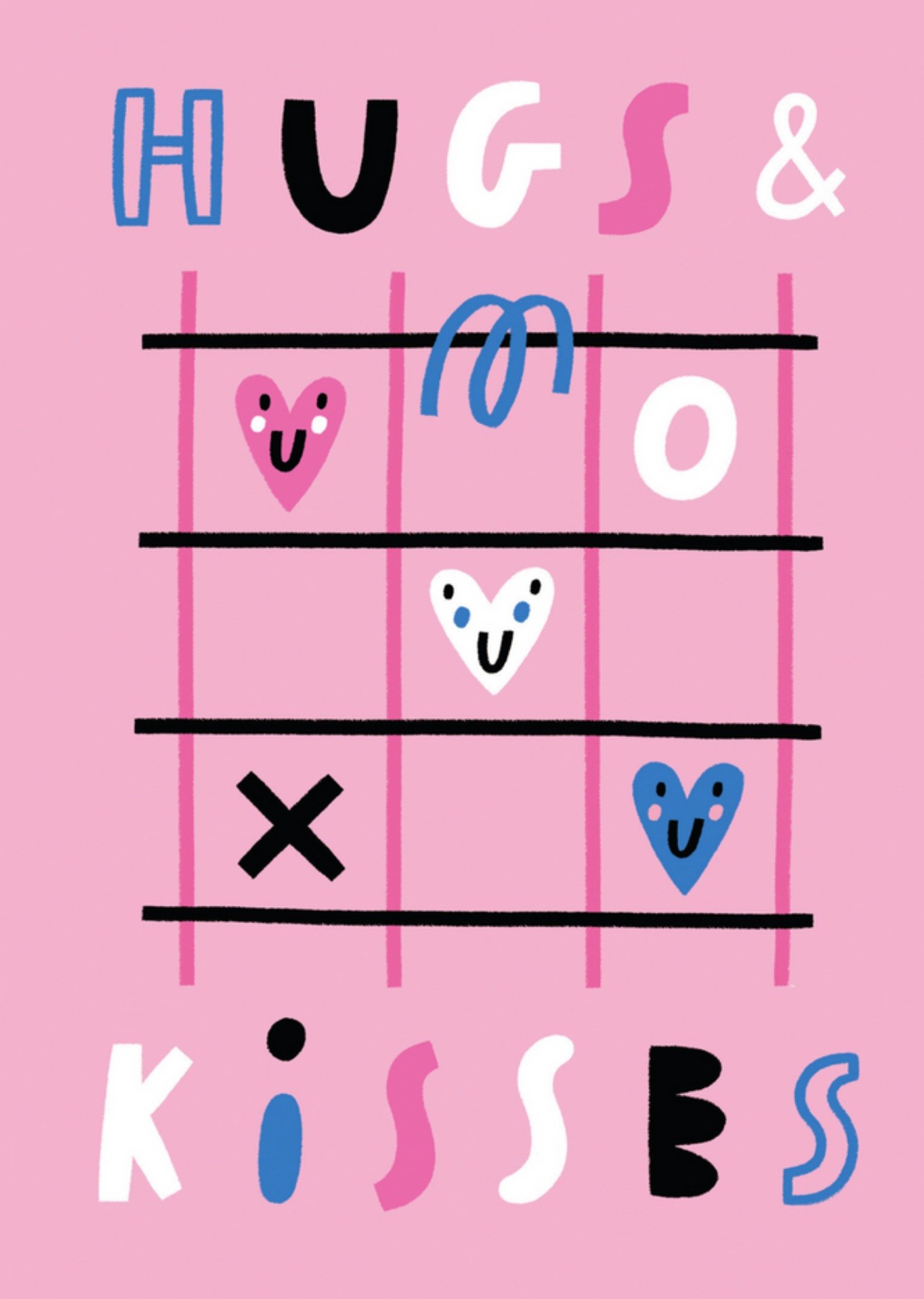 Rumble Cards - Verjaardagskaart - hugs kisses