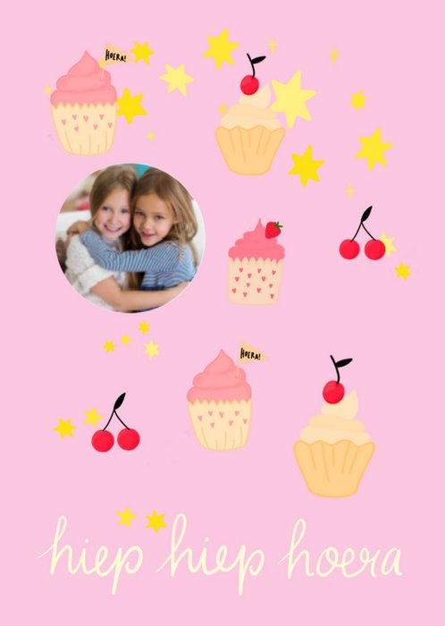 Verjaardagskaart | Greetz | Cupcake | Illustratie
