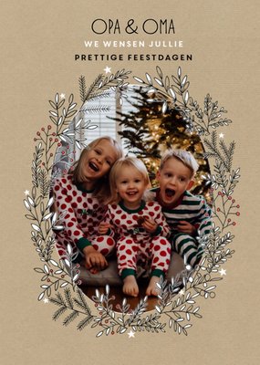 Greetz | Kerstkaart | fotokaart opa en oma