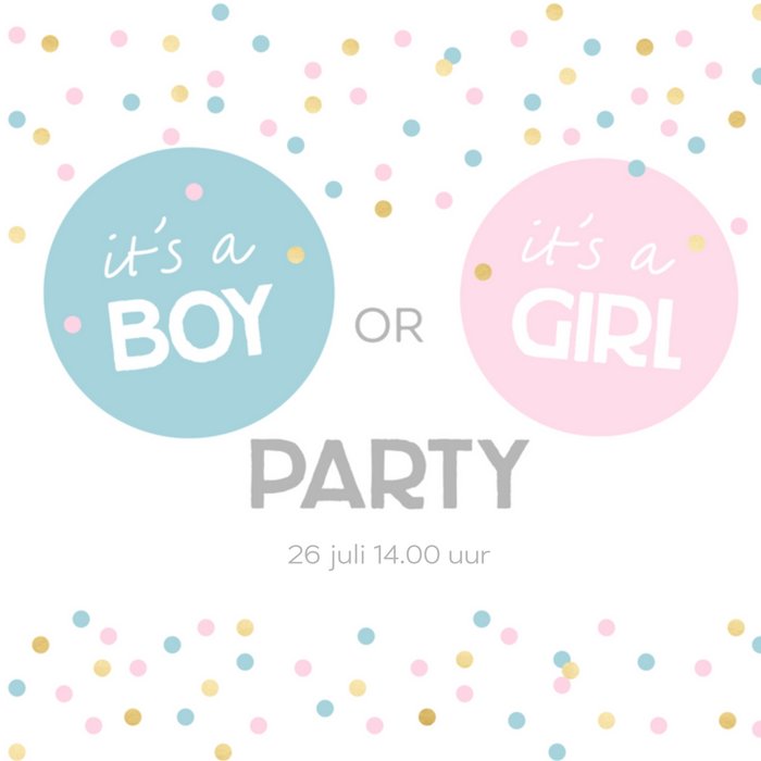 Greetz | Gender Reveal | boy or girl