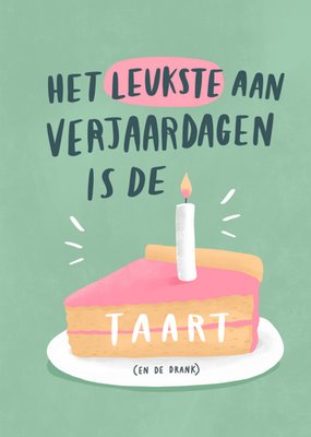 Charly Clements | Verjaardagskaart | taart
