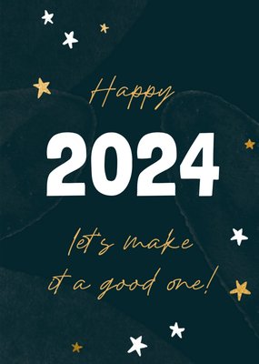 Greetz | Nieuwjaarskaart | Let's make it a good one