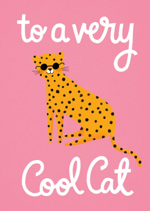 The Cardy Club | Verjaardagskaart | cool cat