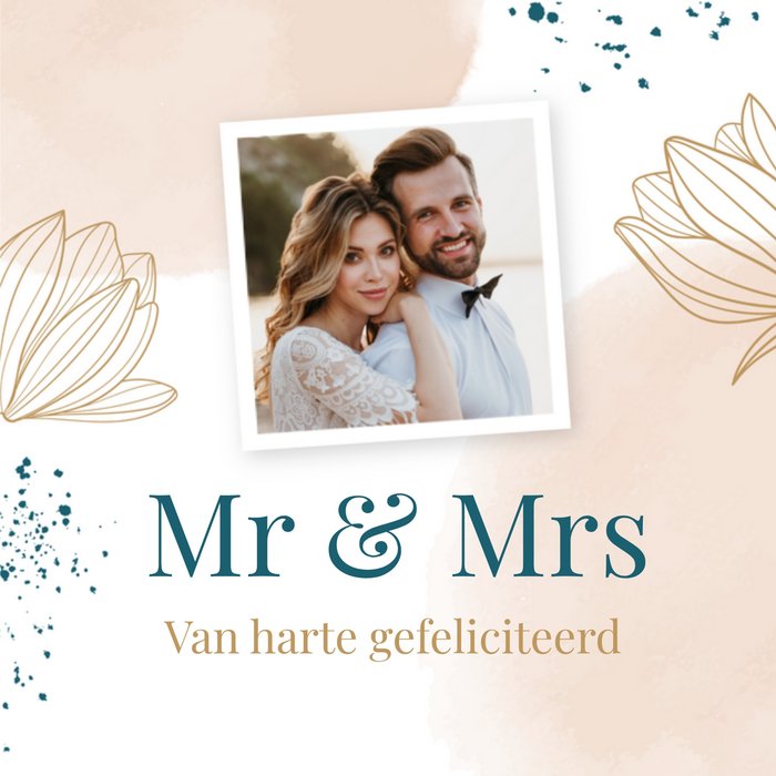 Papercute | Huwelijkskaart | Mr & Mrs
